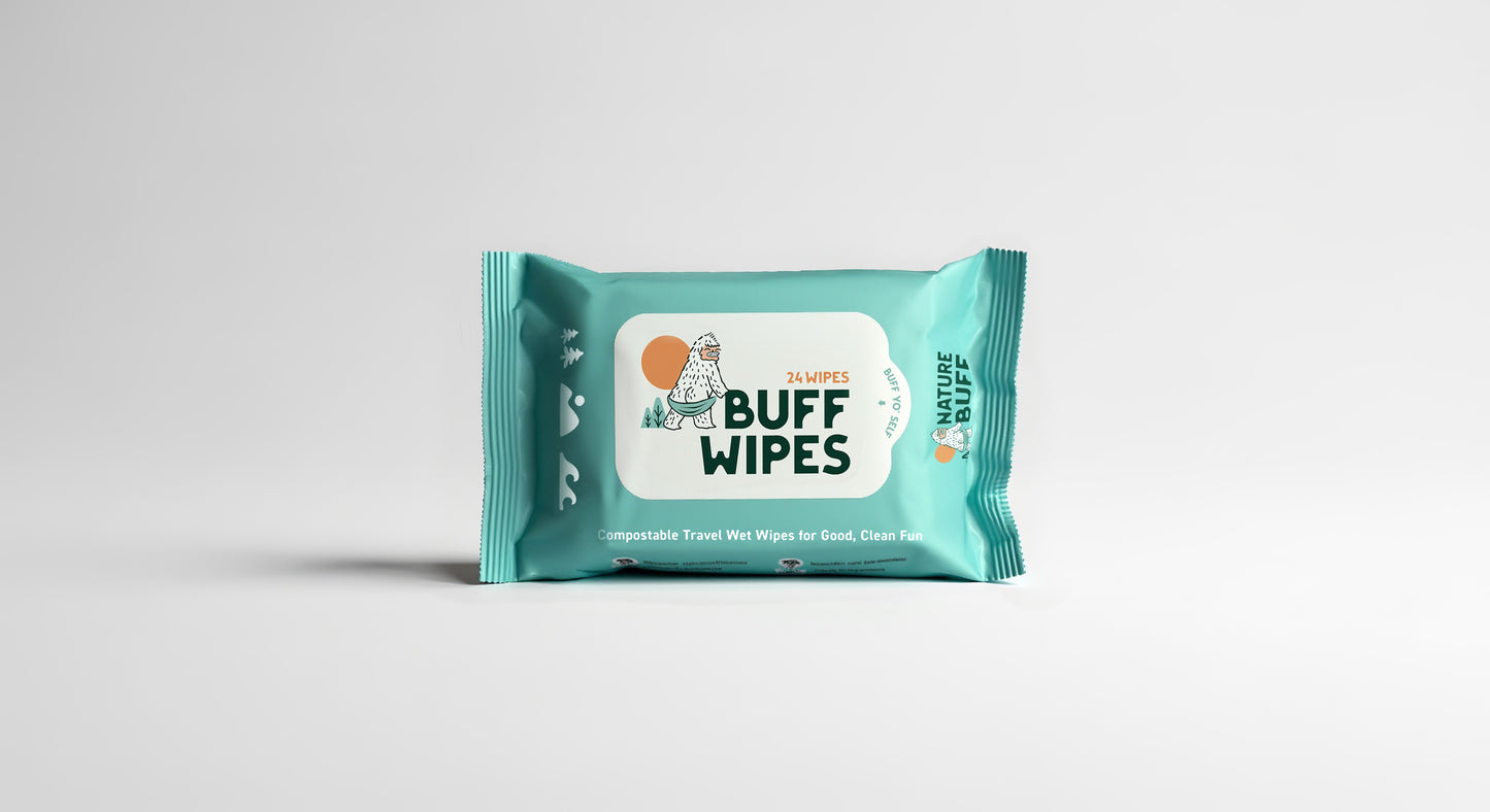 Buff Wipes | Compostable Multi-Use Wipes for Home & Travel