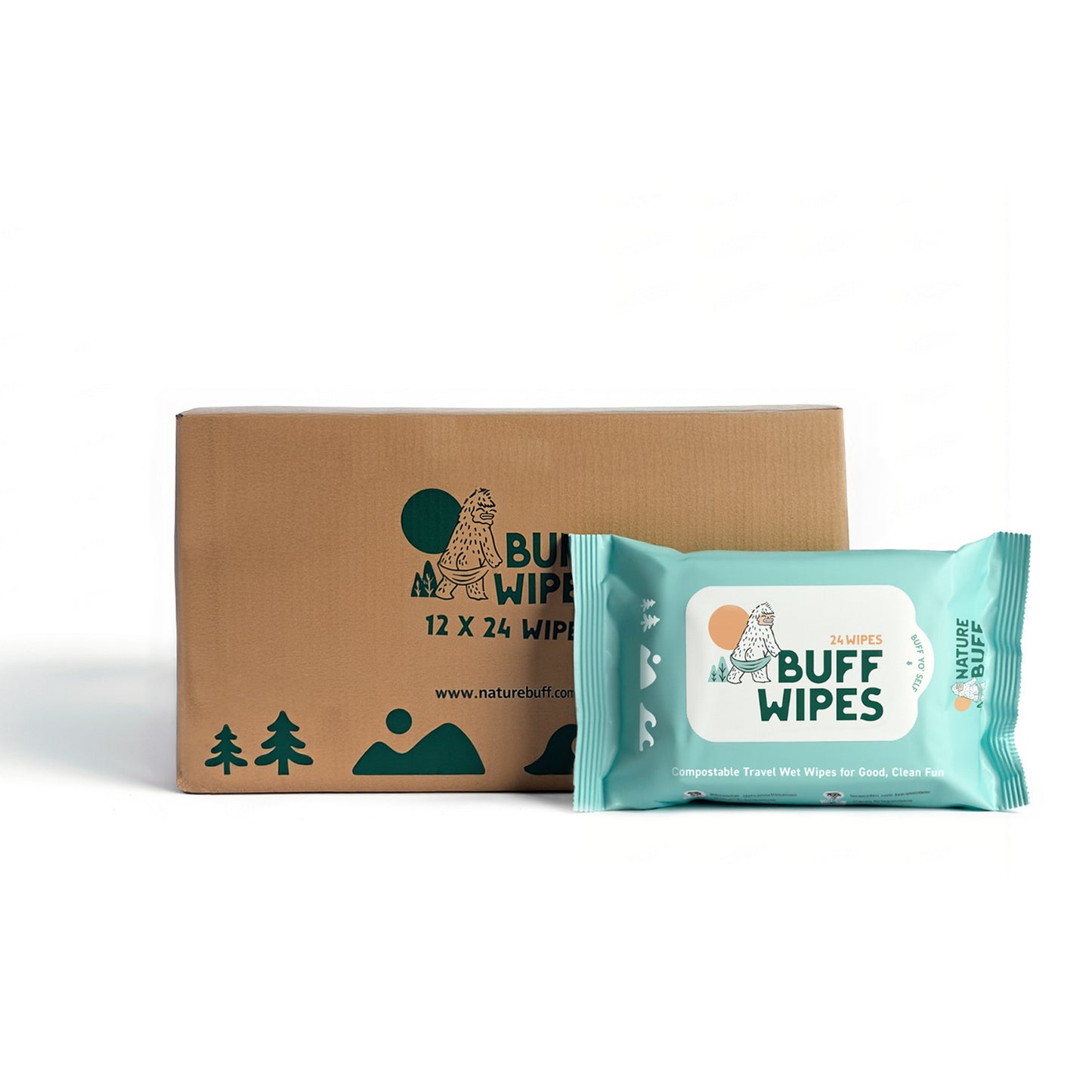 Buff Wipes | Compostable Multi-Use Wipes for Home & Travel