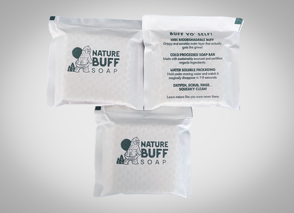 Buff Bar Refills | Travel Soap Bars (3-Pack & 5-Pack)
