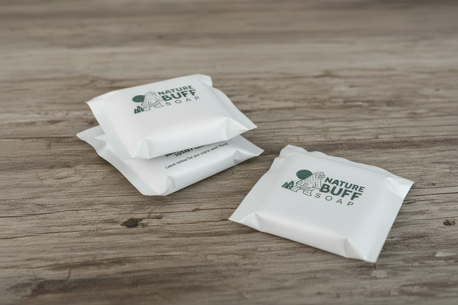 Buff Bar Refills unscented biodegradable camping soap bars for backpacking travel camping and outdoor hygiene - image 1
