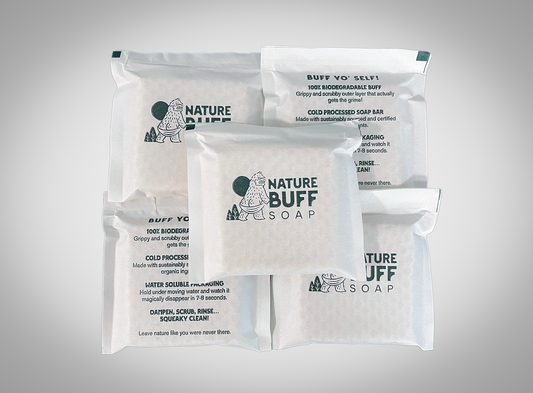 Buff Bar Refills | Travel Soap Bars (3-Pack & 5-Pack)
