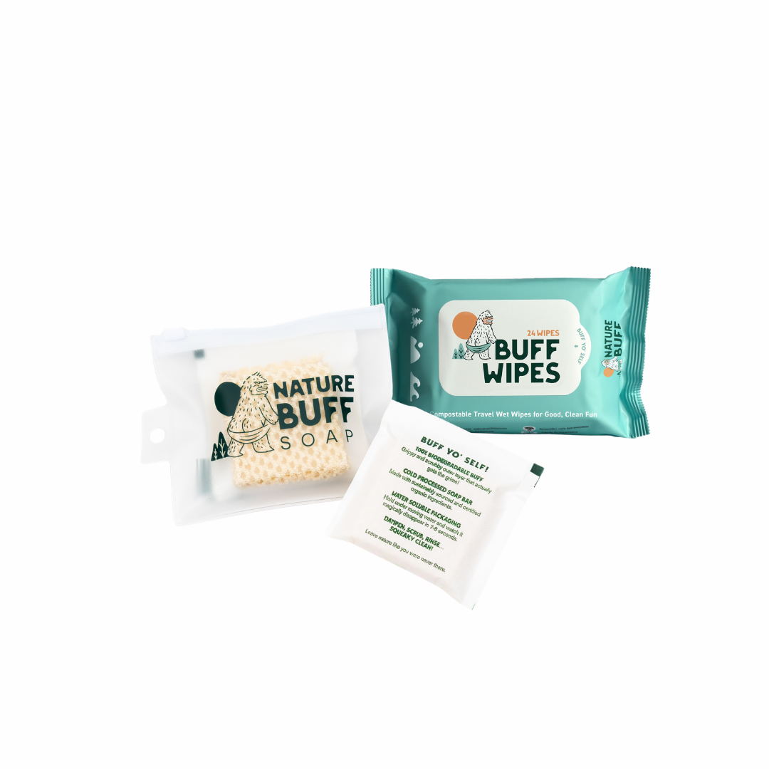 Camping Hygiene Kit with Soap + Wipes | Nature Buff